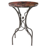 Sassafras 36" Bar Table in Fired Copper