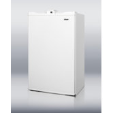 34.25" x 19.63" Refrigerator Freezer in White