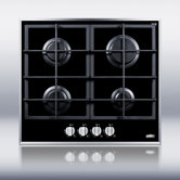 4-Burner Gas-on-Glass Cooktop