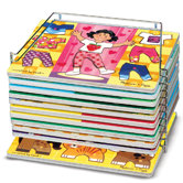Single Wire Puzzle Storage Rack Unit