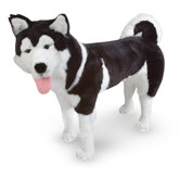 Large Husky Plush Stuffed Animal