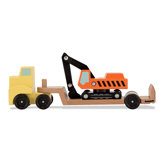 Trailer and Excavator