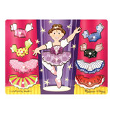 Ballerina Dress-Up Mix N' Match Peg Puzzle