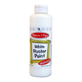 White Poster Paint Bottle