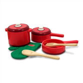 Play Food Kitchen Pots and Pans Set