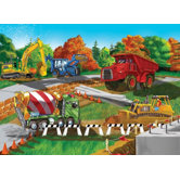 Construction Site Cardboard Jigsaw Puzzle