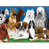 Fetching Friends Cardboard Jigsaw Puzzle