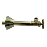 Compression Angle Stop with 5" Copper Extension