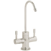 Contemporary Two Handle Single Hole Hot and Cold Water Dispenser Faucet