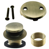 2" Tiptoe Trip Lever Tub Drain Set