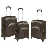 Lexington 3 Piece Expandable Spinner Luggage Set