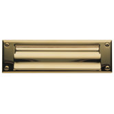 Letter Box Plate in Lifetime Polished Brass