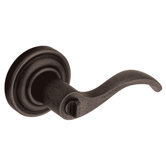 Wave 2.53" x 2.33" Privacy Lever