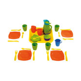 Children's Dinner Set with Tea Set and Tray