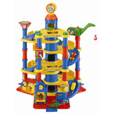 Children's Parking Tower with 7 Floors and 2 Cars