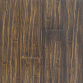 Solid Distressed Prefinished Horizontal 3-3/4" Bamboo in Black