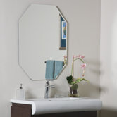 Eight-Sided Frameless Beveled Wall