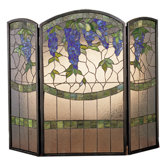 Wisteria 3 Panel Fireplace Screen
