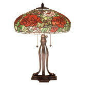 Tiffany Peony Table Lamp