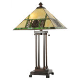 25" H Pinecone Ridge Table Lamp