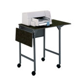 Machine Stand with Drop Leaves in Black
