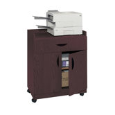 Deluxe Mobile Machine Stand in Mahogany
