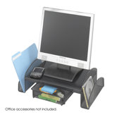 Onyx Mesh Monitor Stand in Black