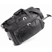 20" Status Koskin Leather 2-Wheeled Carry-On Duffel