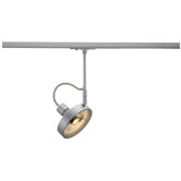 Big Kaspo Tracklight for 1 Phase Track in Silver Grey