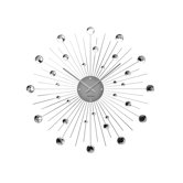 50cm Wanduhr "Sunburst" Kristall