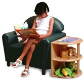 Vinyl Funky Overstuffed Child Chair