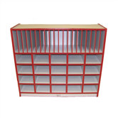Cubbie Unit With Vertical Letter Slots