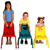Creative Mix and Match 14" Plastic Classroom Stacking Chair