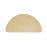 Standard Height 48" Half Round Table