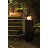 Hi Cube Fire Dance Tower Bio Ethanol Indoor/Outdoor Fireplace