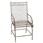 Antique Bistro Dining Arm Chair