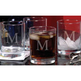 Etched Drinking Glass (Set of 4)