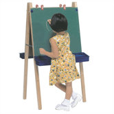 Two Station Chalkboard Easel