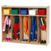 Toddler 5-Section Locker