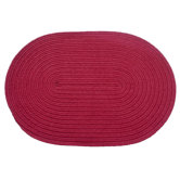 Solid Raspberry Rug