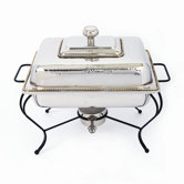 Nickel 6 Qt Rectangle Chafing Dish