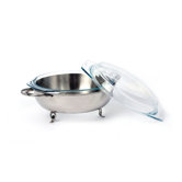 Georgian Round Server with 2 Qt. Covered Baker