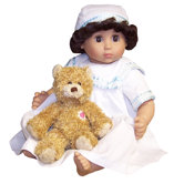Me and Molly P. Open-Close Eye Catrina Doll with Daisy Heart Bear