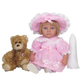 Easter Lilly Doll with Bear