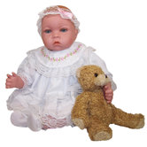 Me and Molly P. Baby Lisa Doll with Daisy Heart Bear