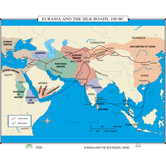 World History Wall Maps - Eurasia & Silk Roads