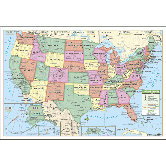 Rolled Map - Laminated