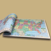 U.S. and World Study Map Pad