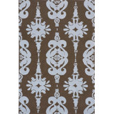Classic Brown/Baby Blue Kids Rug