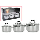 Hell's Kitchen II Luna 3 Piece Pan Set (Gift Boxed)